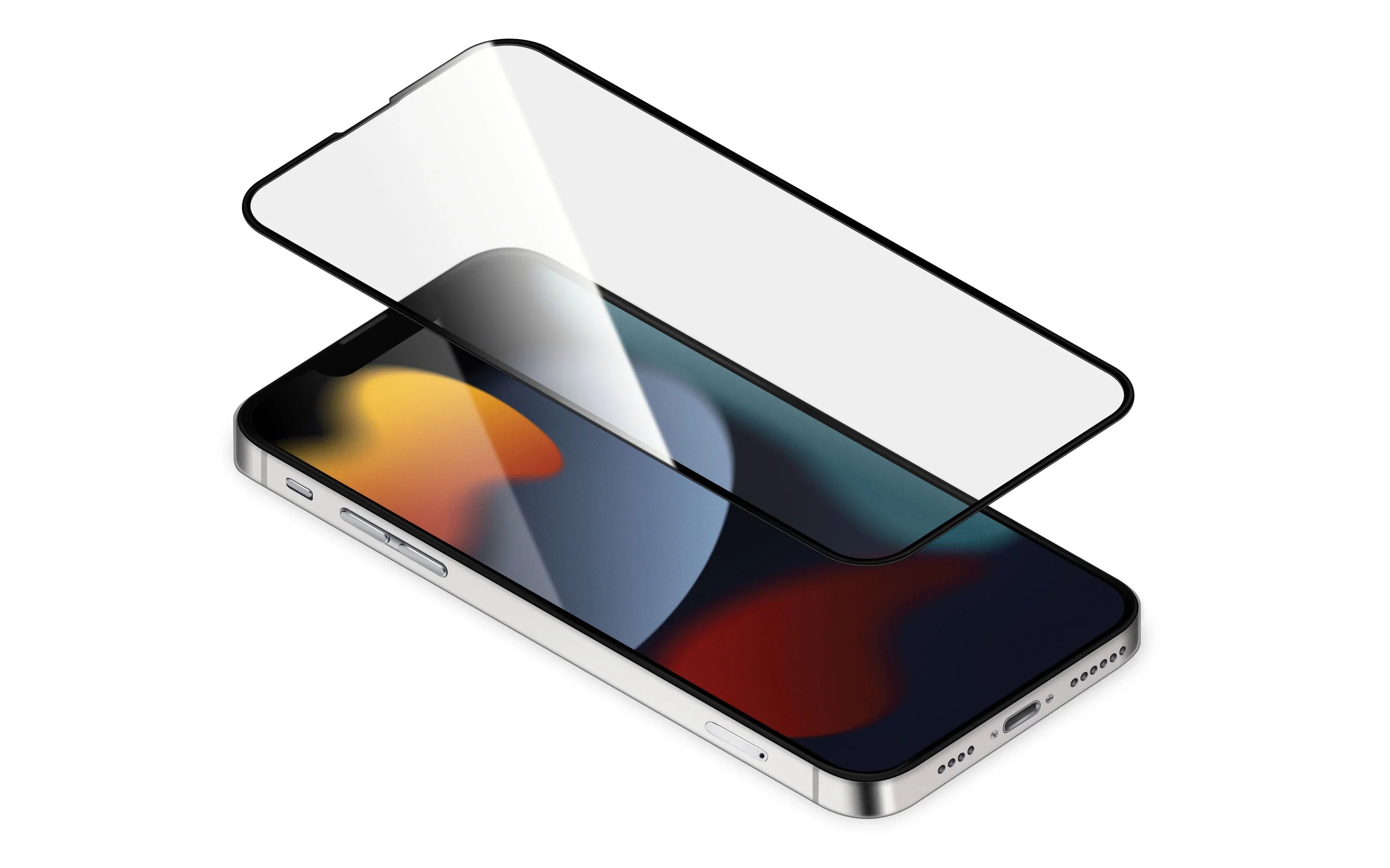Torrii Bodyglass Screen Protector For iPhone 13 Mini Anti-Bacterial Coating - Full Coverage Curved - Black - Tashqila Torrii Bodyglass Screen Protector For iPhone 13 Mini Anti-Bacterial Coating - Full Coverage Curved - Black - Tashqila